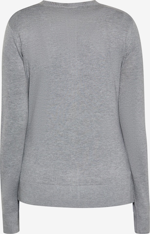 usha BLACK LABEL Knit Cardigan in Grey