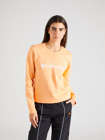 COLUMBIA Sportovní mikina – oranžová: přední strana