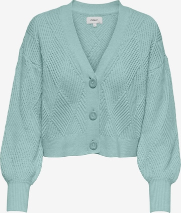 ONLY Knit cardigan 'Maxina' in Blue: front