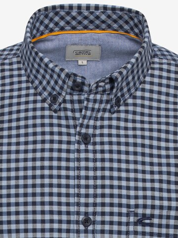 CAMEL ACTIVE Regular fit Business Shirt 'Vichy' in Blue