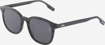 McQ Alexander McQueen Sonnenbrille in Schwarz: predná strana