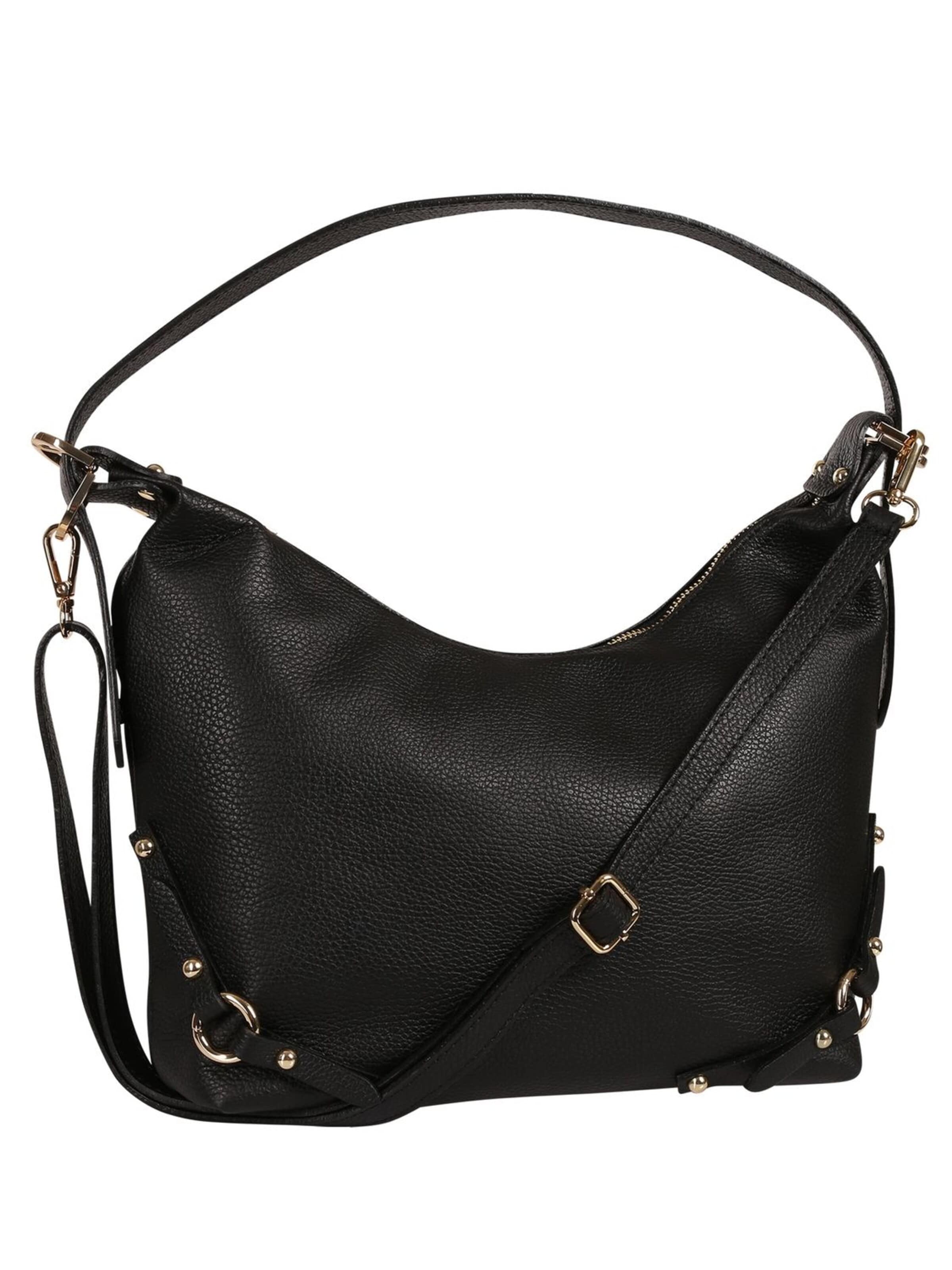 Toscanto - Bolso de hombro en negro: frente