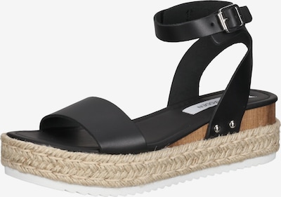 Sandale cu baretă 'Chaser' STEVE MADDEN pe alb kitt / negru, Vizualizare produs
