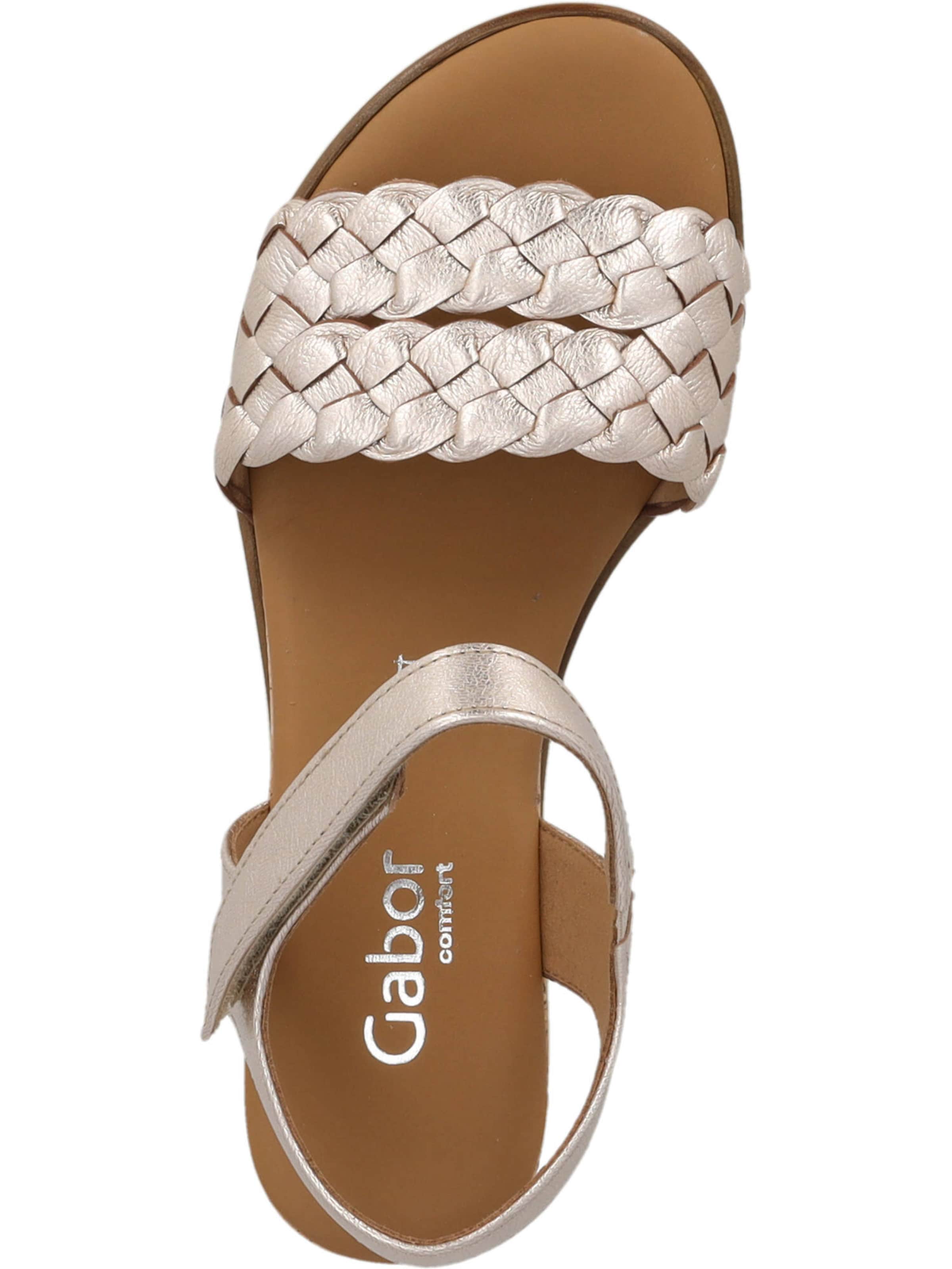 GABOR Strap sandal 'Comfort 62.759' in Beige