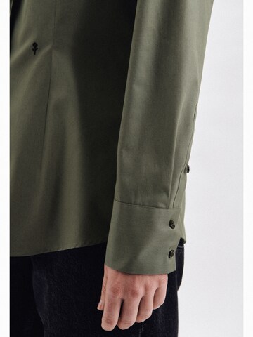 SEIDENSTICKER Blouse 'Schwarze Rose' in Green