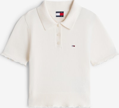 Megztinis iš Tommy Jeans, spalva – balta, Prekių apžvalga
