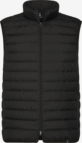 Gilet di Boggi Milano in nero: frontale