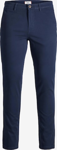 Coupe slim Pantalon chino 'Marco Bowie' JACK & JONES en bleu : devant