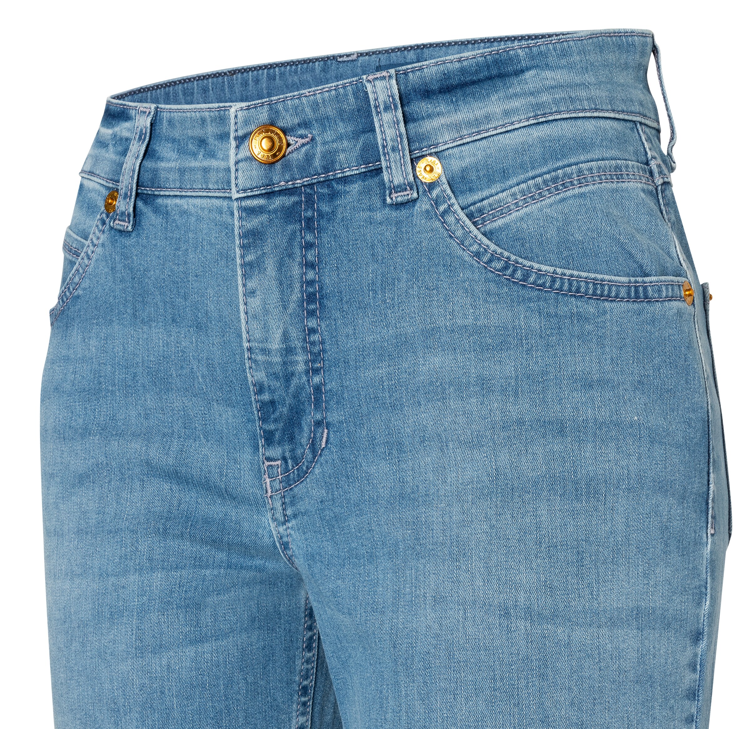 MAC Skinny Jeans 'Melanie' in Blau