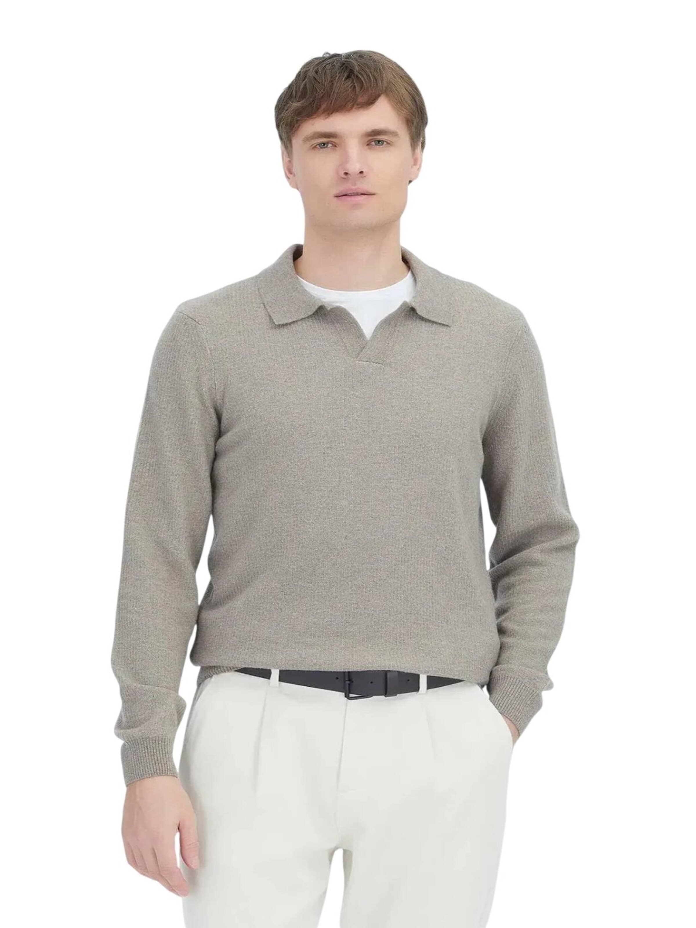 Ramsey Knit Cardigan in Grey