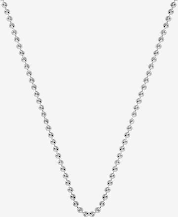 Lucardi Necklace 'Basic' in Silver: front