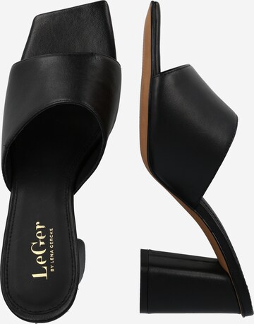 LeGer by Lena Gercke Sandal 'Ginny' i svart: sida