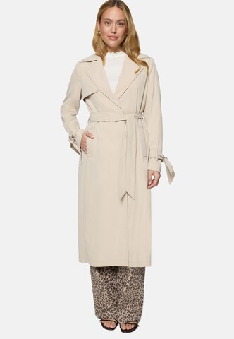 zero Between-seasons coat in Beige: front