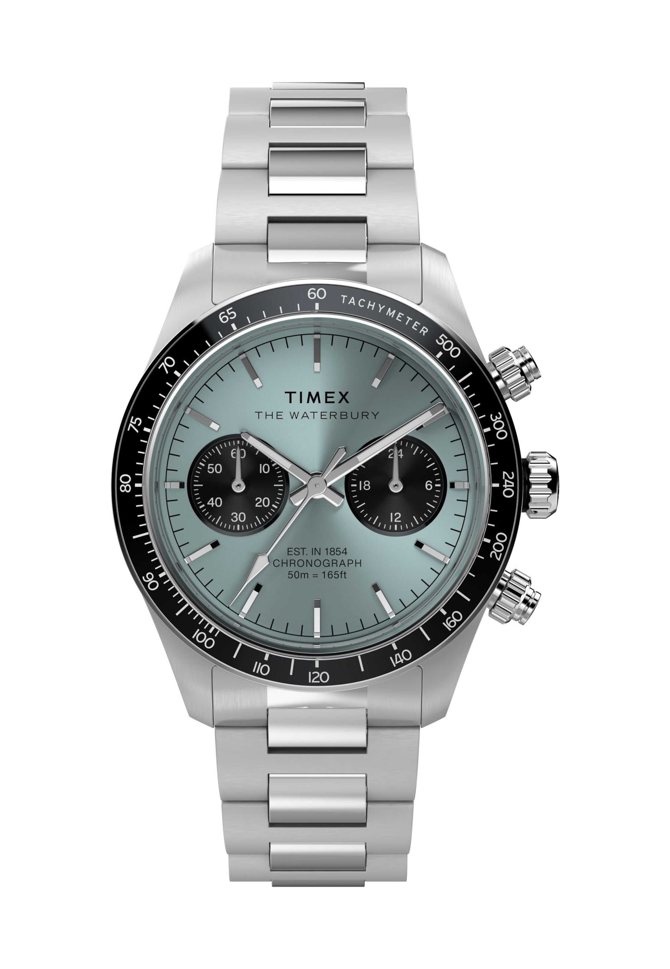 TIMEX Analoog horloge in One Size in de kleur Blauw / Zilver, Productweergave