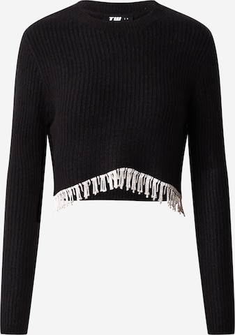 Pull-over Tally Weijl en noir : devant