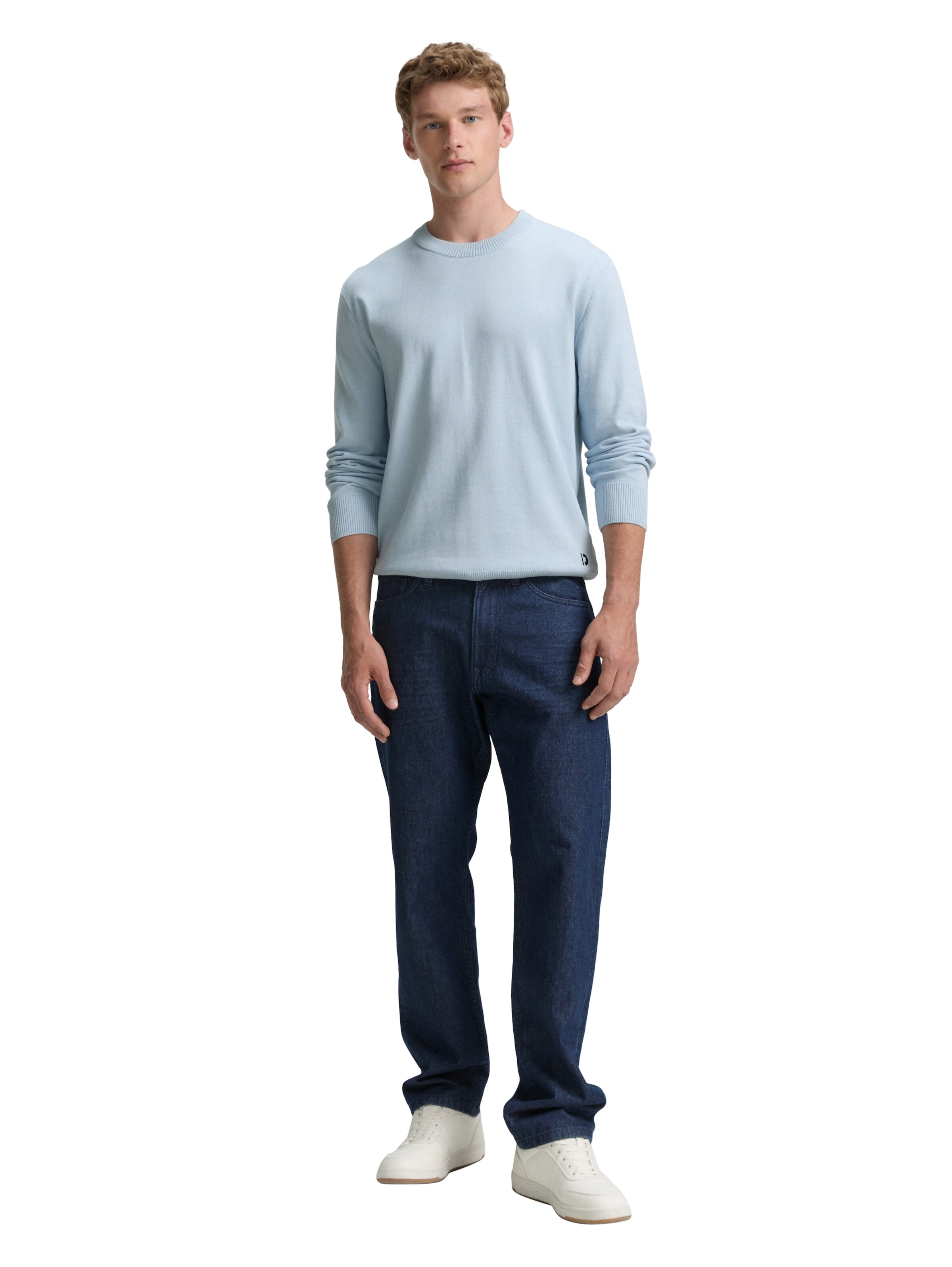 TOM TAILOR DENIM Sweater in Blue