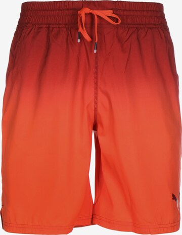 PUMA Regular Workout Pants in Orange