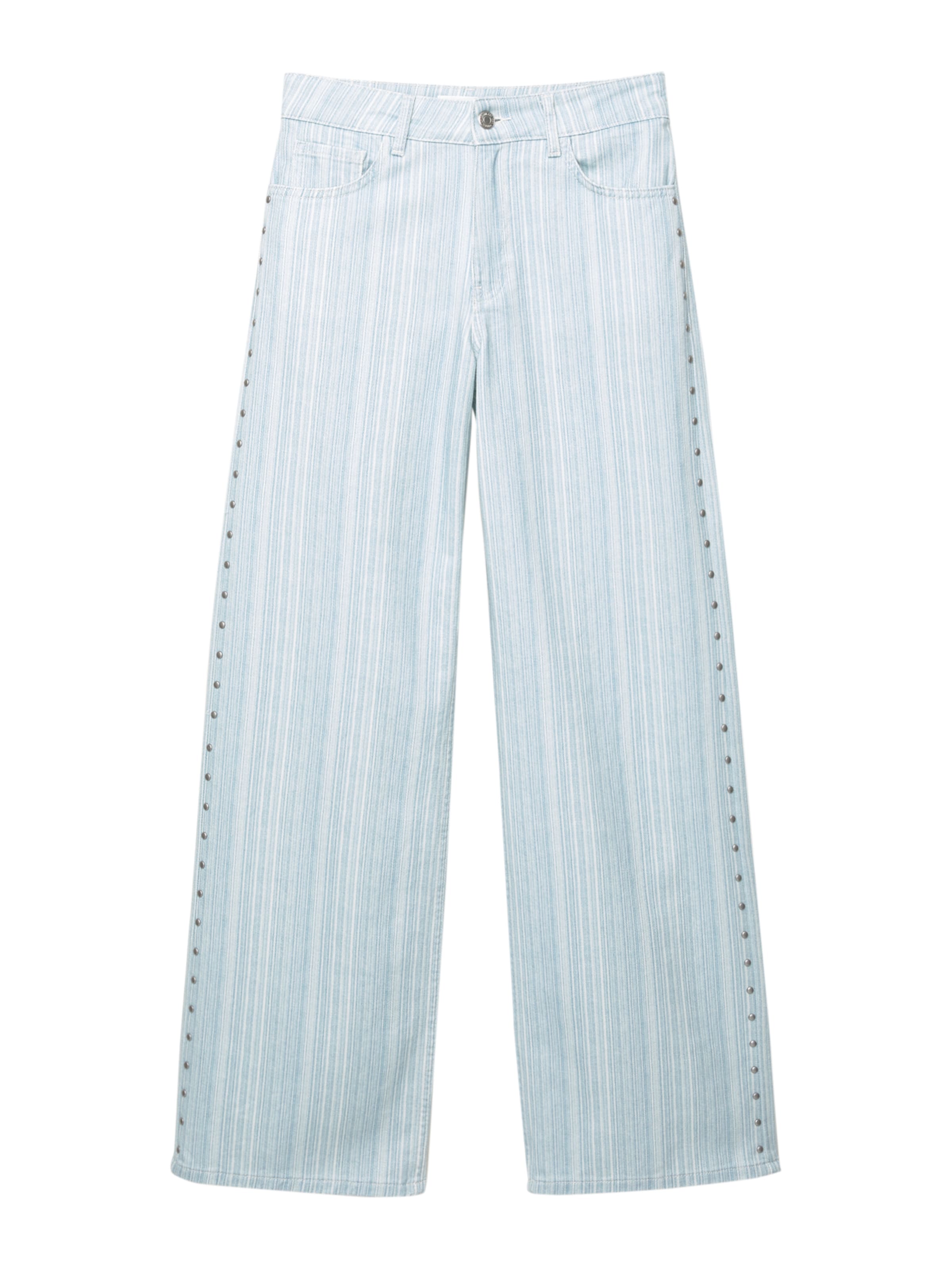 Pull&Bear Wide Leg Jeans i blå: forside