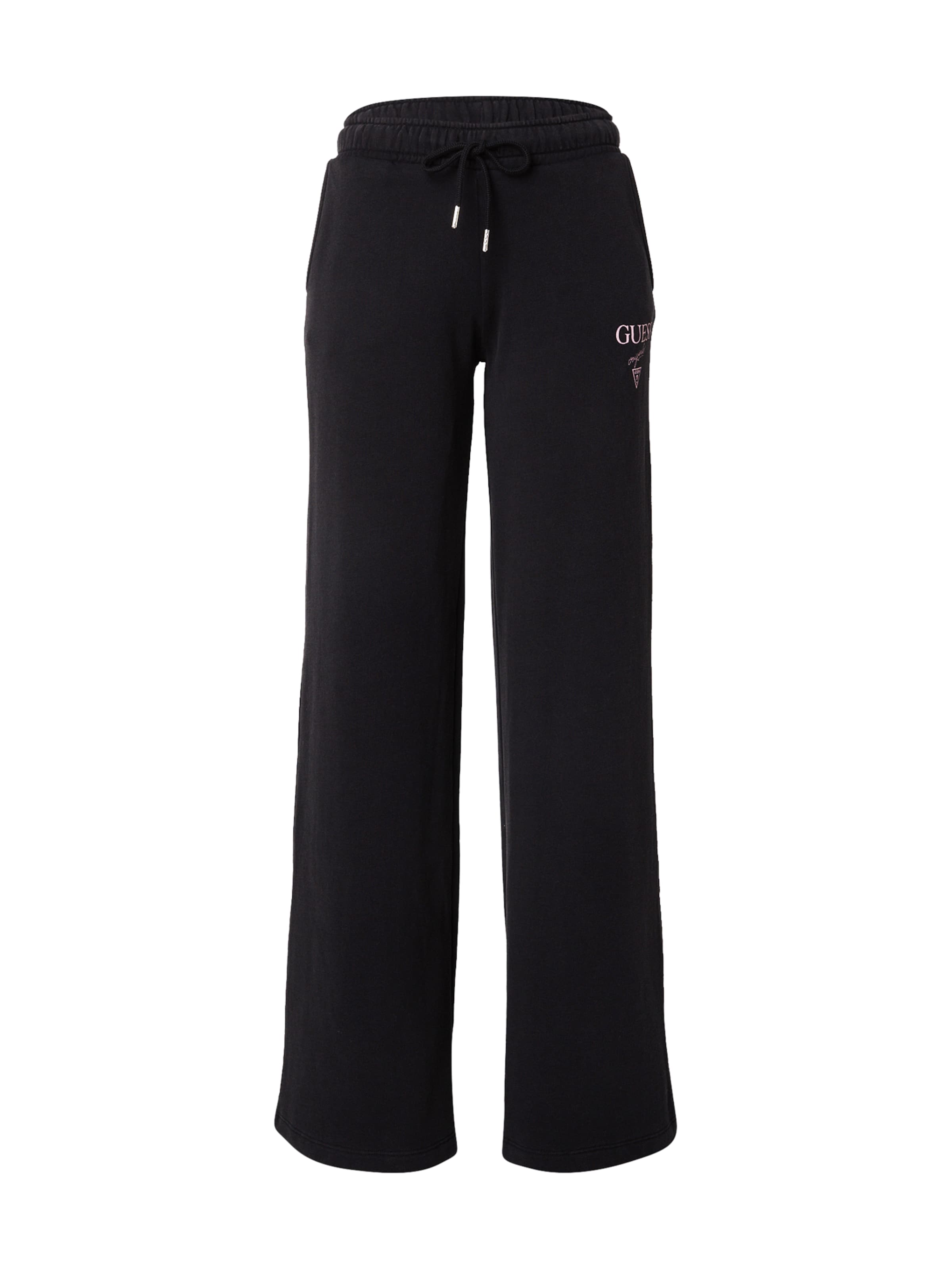GUESS Originals Loose fit Trousers in Black: front