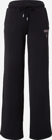 Loosefit Pantaloni di GUESS Originals in nero: frontale