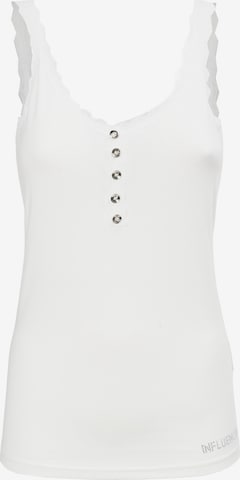 Influencer Top in White: front