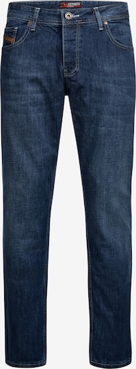 Alessandro Salvarini Jeans in dunkelblau / braun, Produktansicht