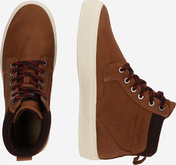 Pepe Jeans Sneakers hoog 'YOGI' in Bruin