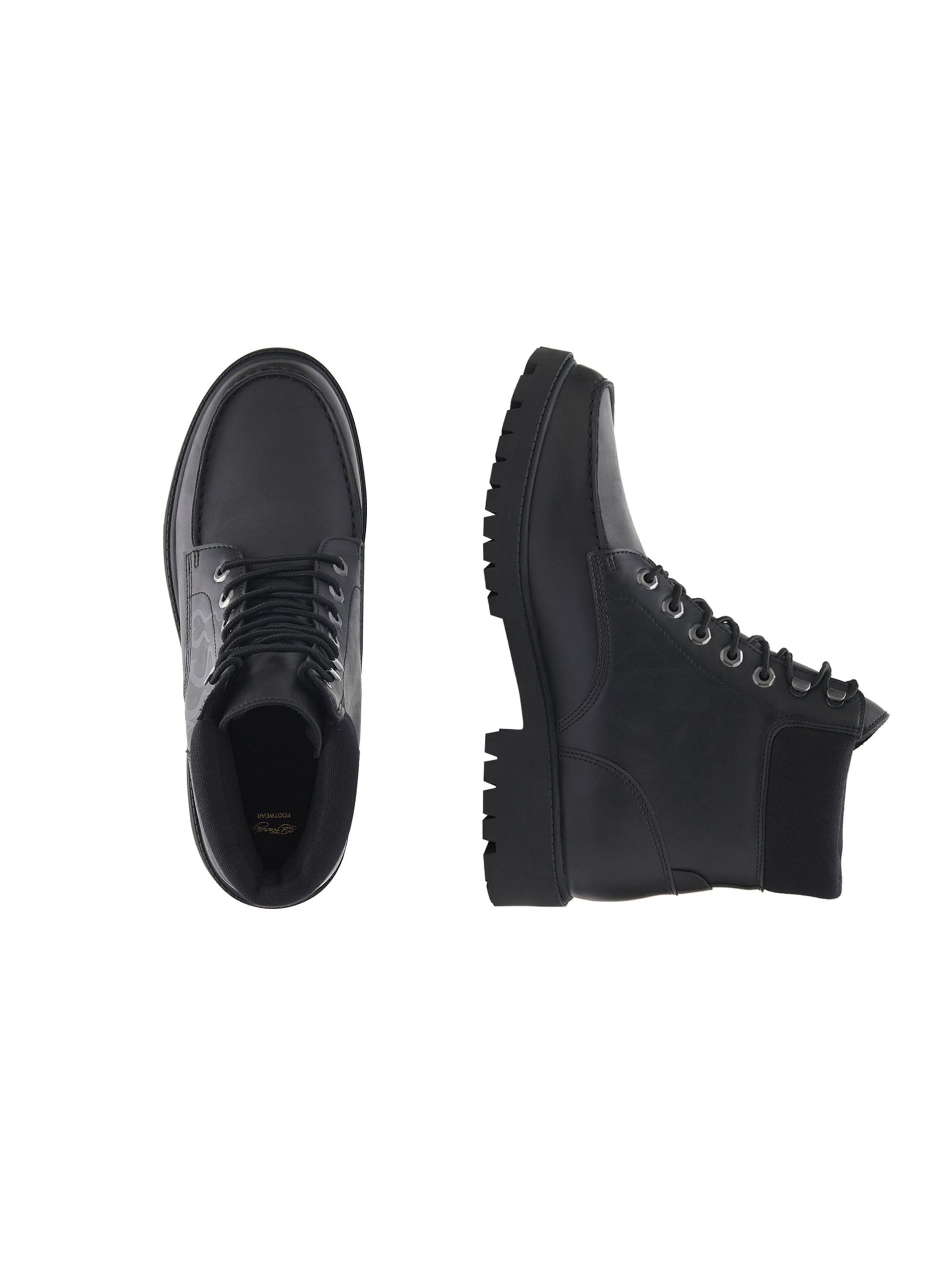 Ed Hardy Veterboots in Zwart