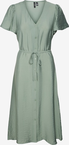 VERO MODA Blousejurk 'Josie' in Groen: voorkant