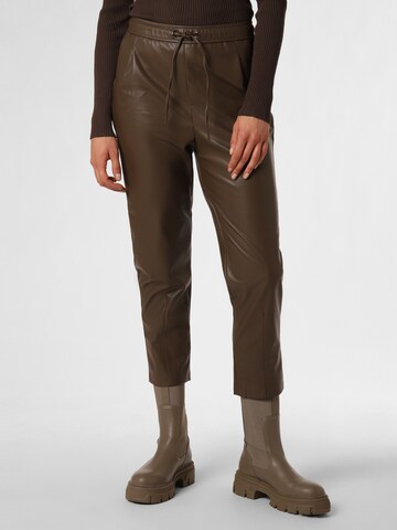 OPUS Regular Pants 'Majella' in Brown: front