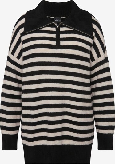 Ulla Popken Sweater in Black / White, Item view