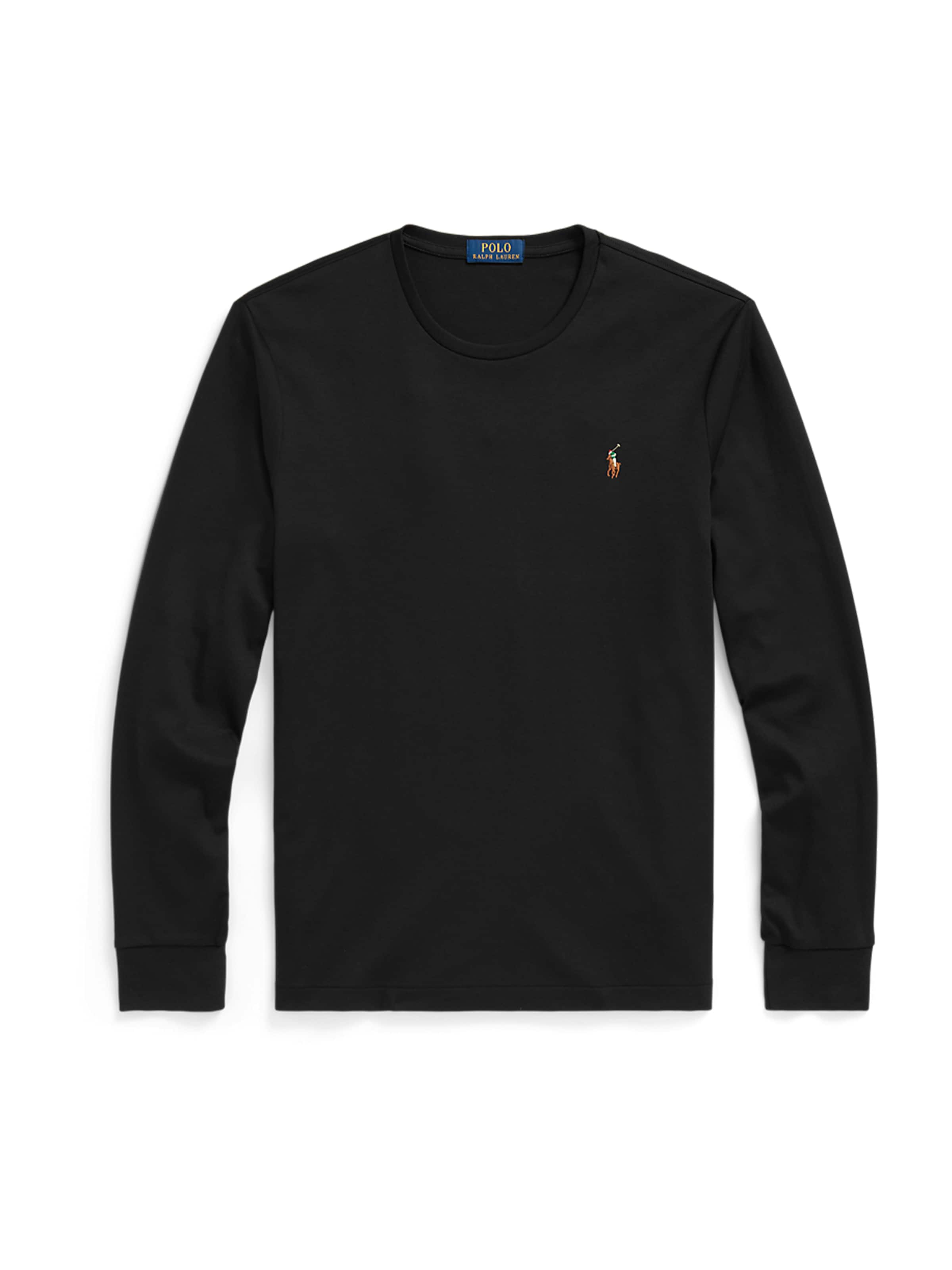 Coupe regular T-Shirt Polo Ralph Lauren en noir : devant