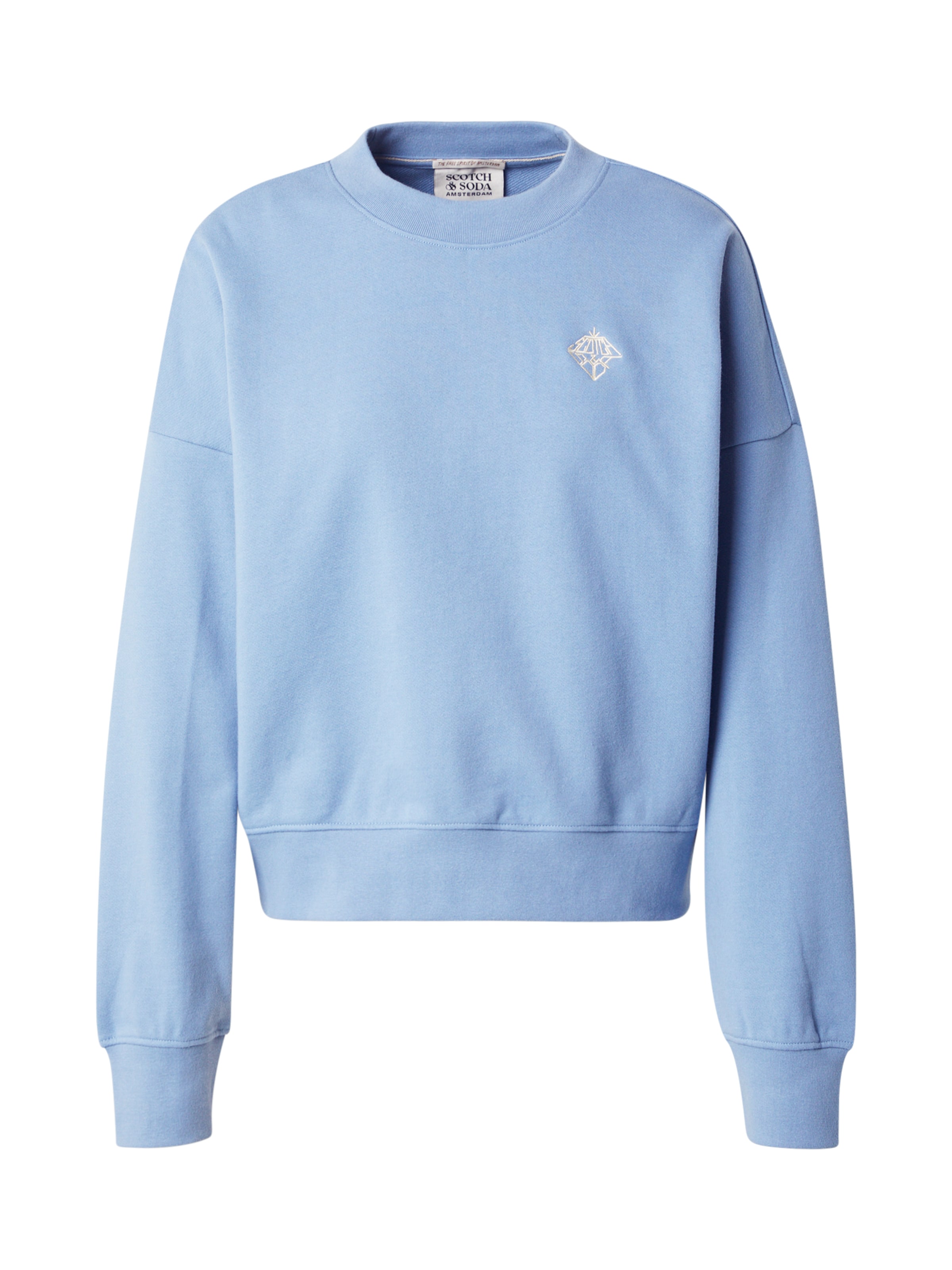 SCOTCH & SODA Sweatshirt in Blue: front