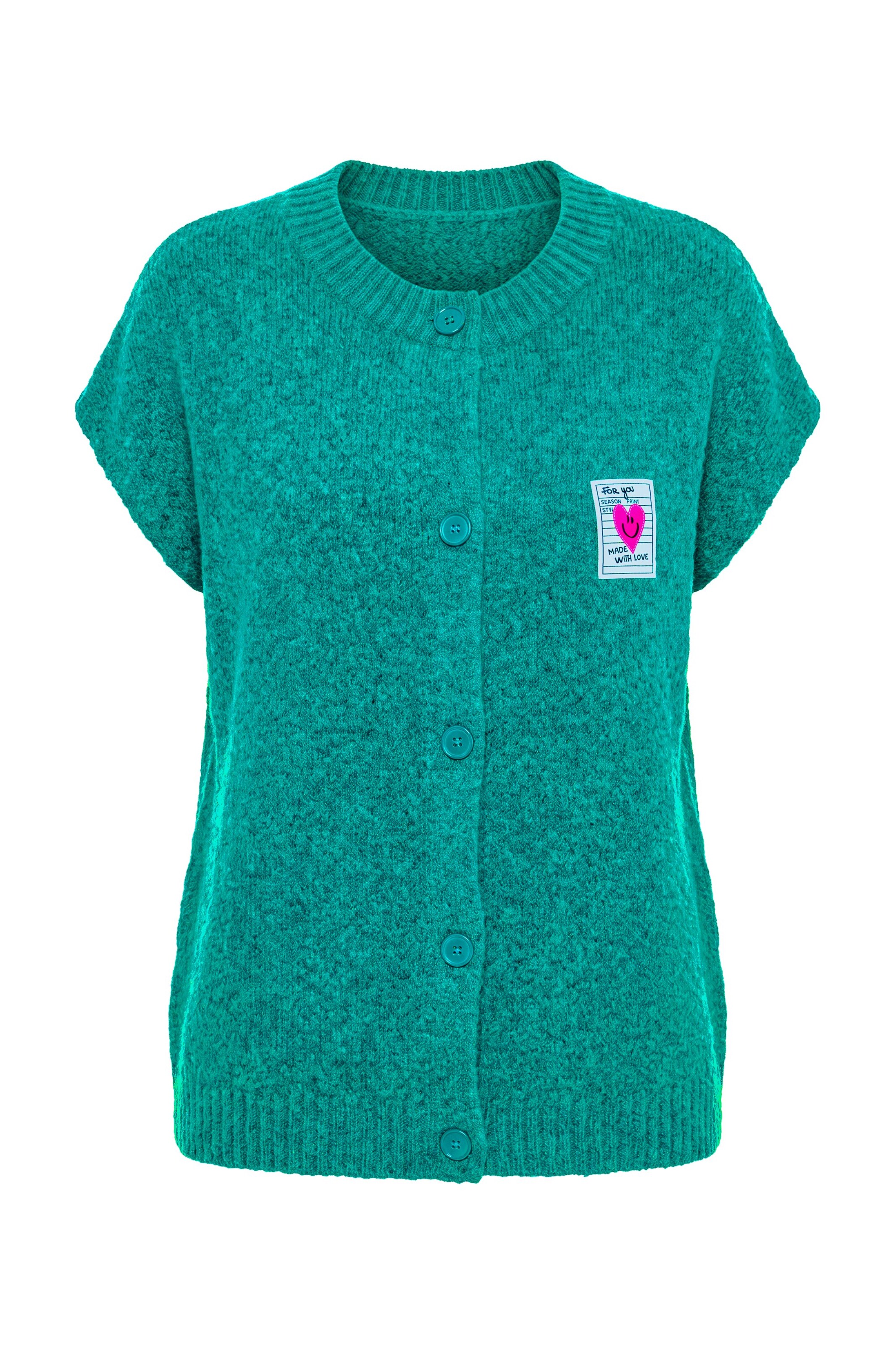 MIAMODA Strickjacke in M-L in tanne / mischfarben, Produktansicht
