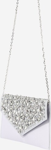 mascara Clutch 'ENVELOPE' in Silver: front