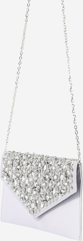 mascara Clutch 'ENVELOPE' in Silver: front