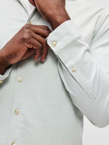 Lindbergh Slim fit Button Up Shirt in Blue