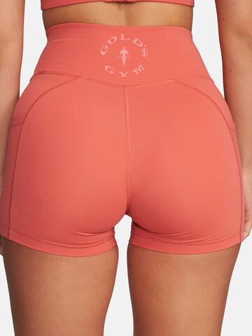 GOLD´S GYM APPAREL Skinny Sports trousers 'JANE' in Orange