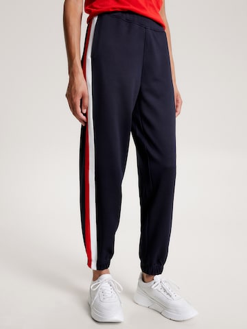 TOMMY HILFIGER Regular Broek in Blauw: voorkant