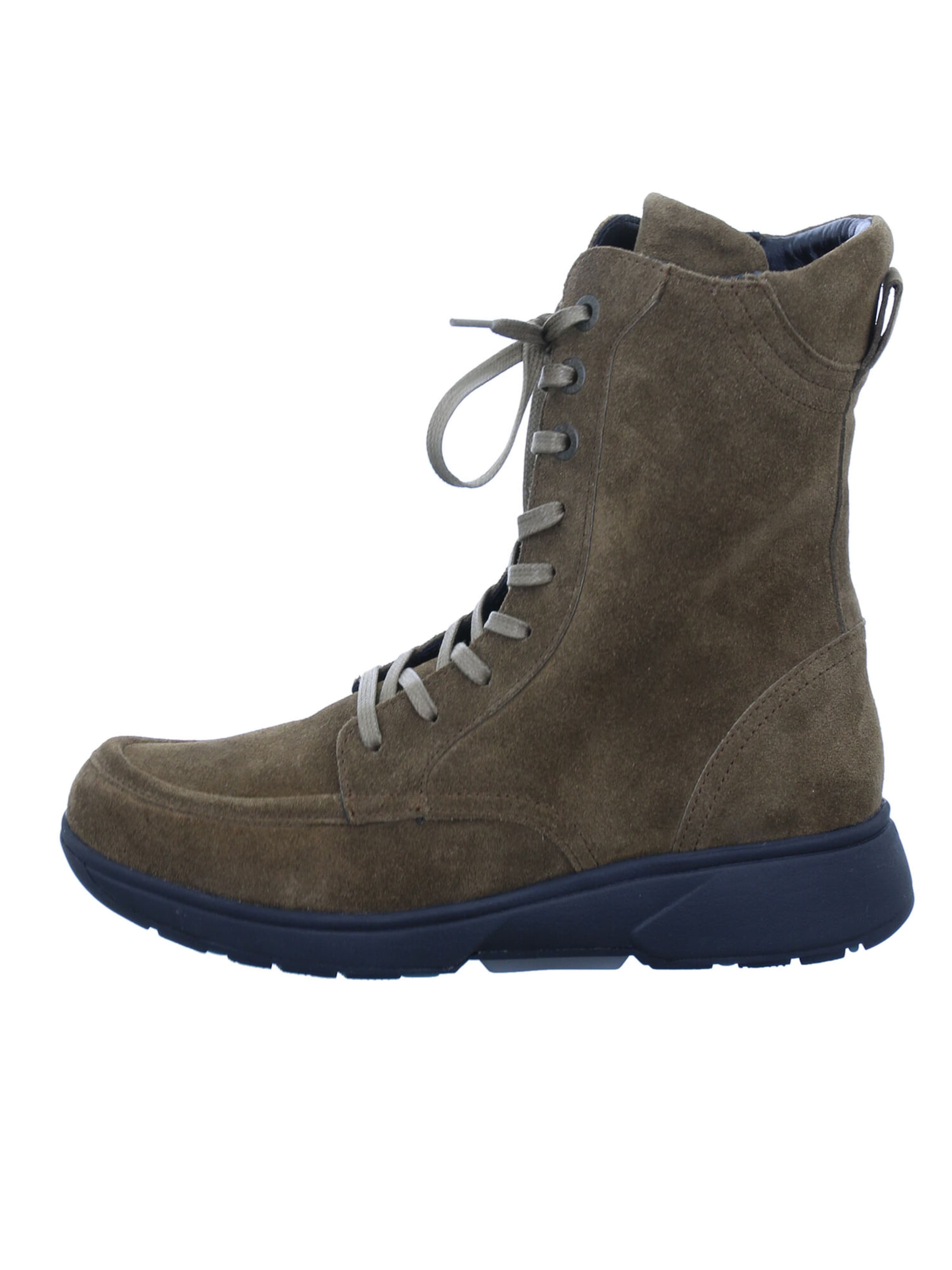 Xsensible Lace-Up Ankle Boots in Brown