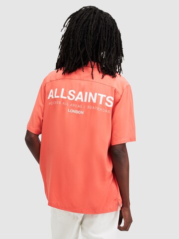 AllSaints - Ajuste regular Camisa 'ACCESS' en naranja: frente