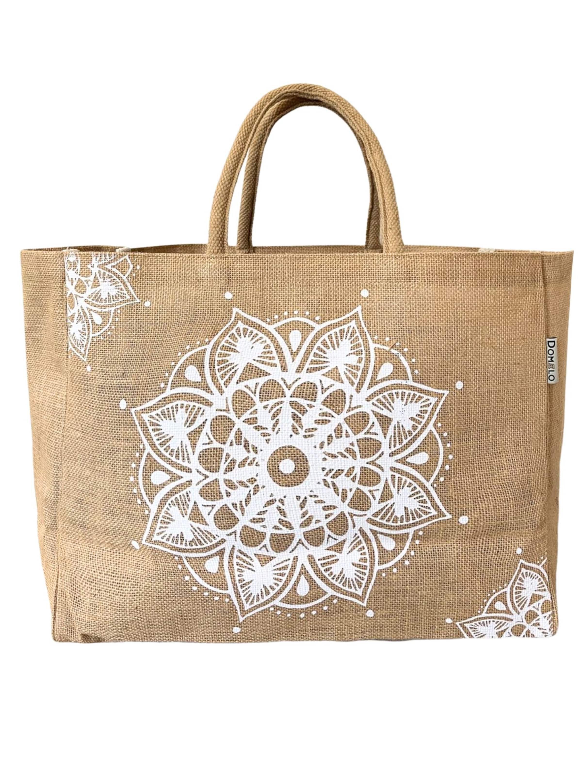 DOMELO Beach Bag 'Domelo' in Beige: front