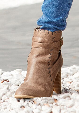LASCANA Bootie in Brown