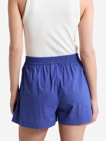 ETAM Pyjamashorts 'Atlas' in Blau