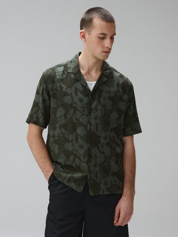 Next Comfort Fit Skjorta i grön: framsida