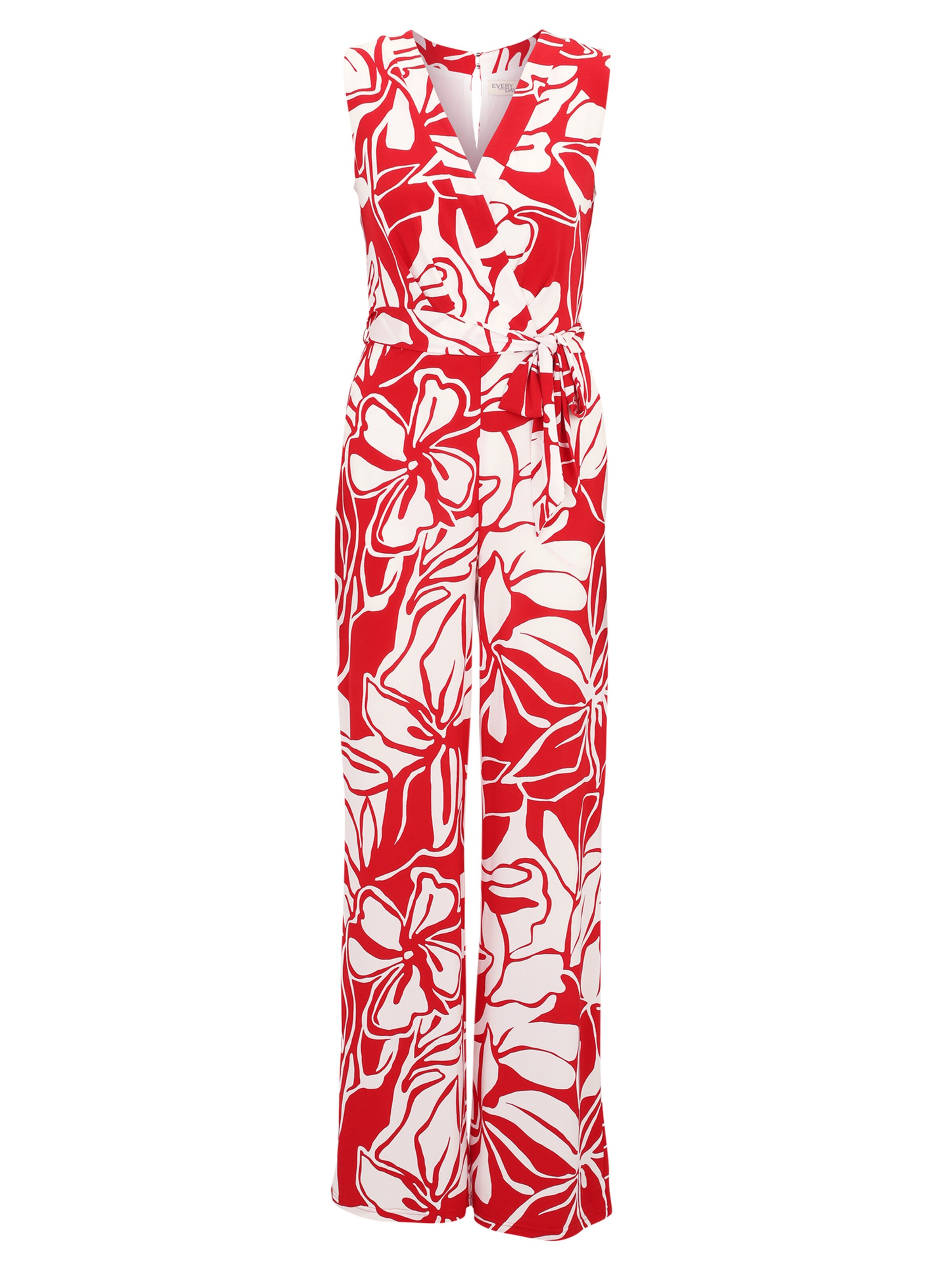 Combinaison Vera Mont en rouge : devant