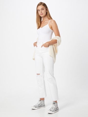 Top 'Celina' di minus in bianco