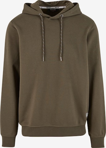 Felpa di INDICODE JEANS in verde: frontale