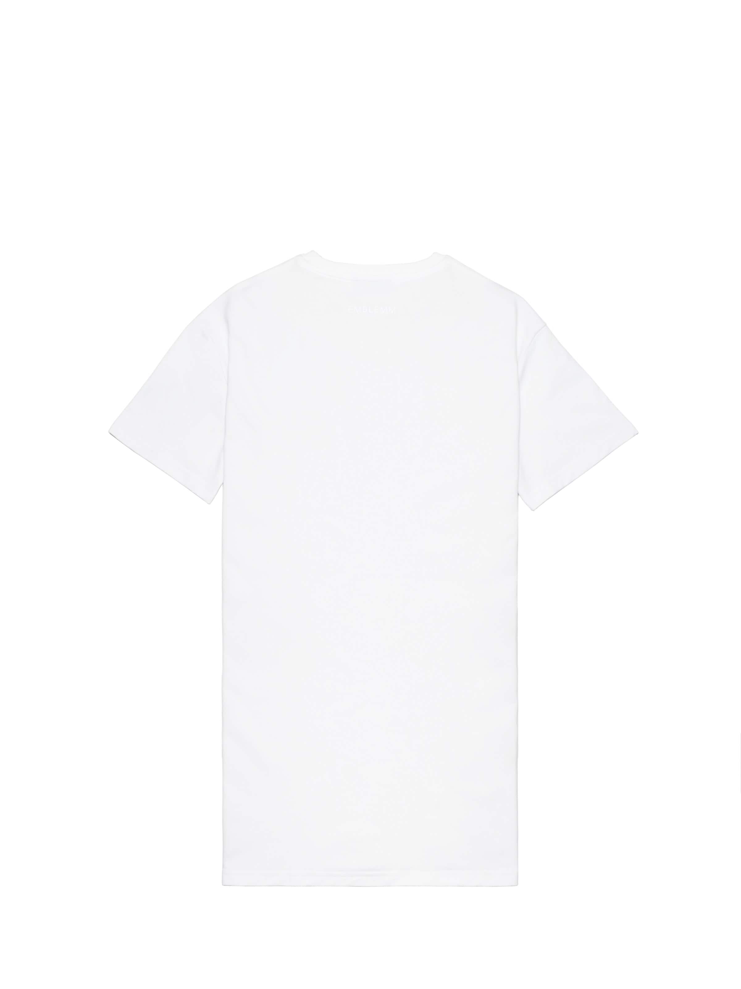 EMBLEMM - Vestido talla grande 'Vinyl' en blanco