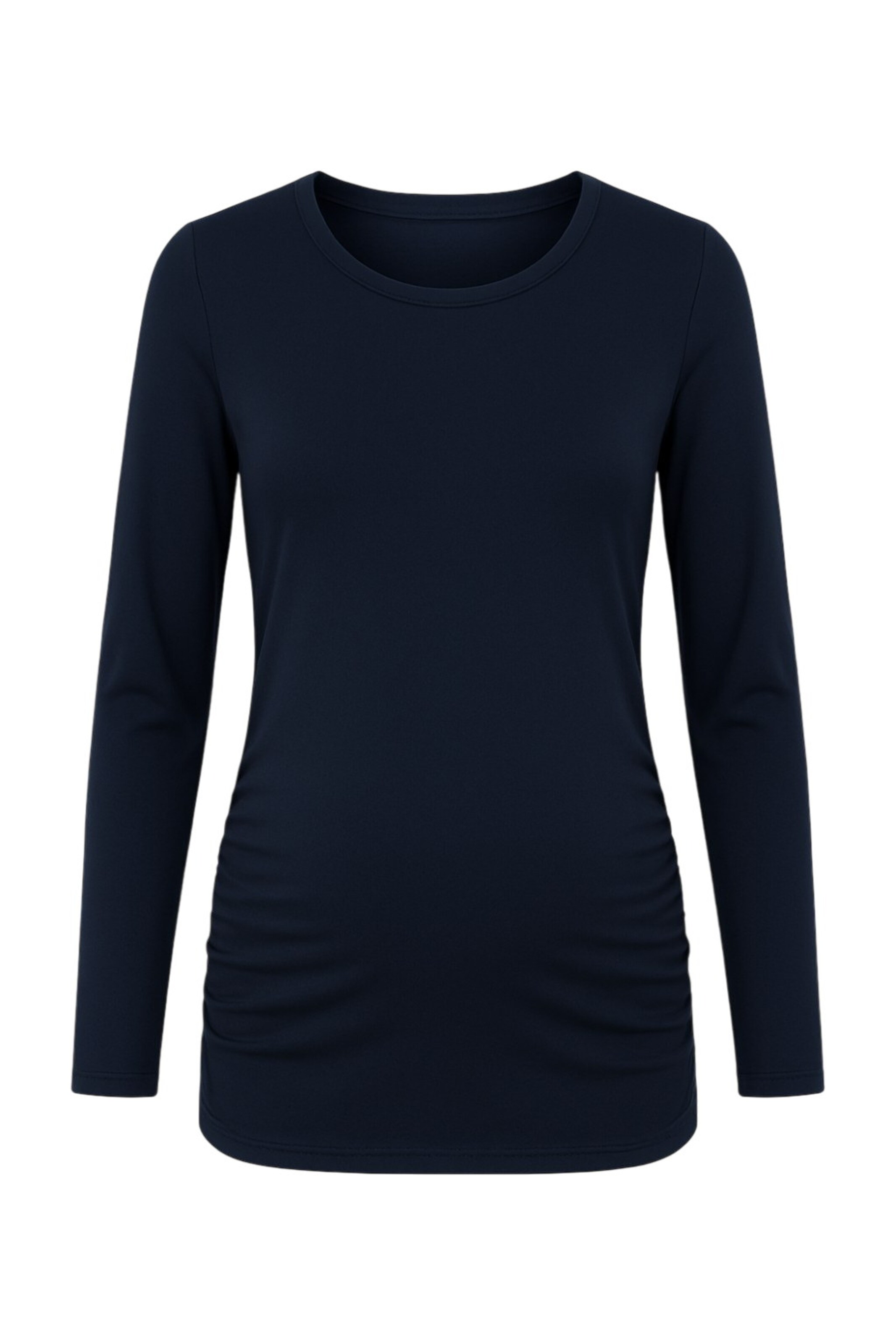 LYN MAMA Blouse in Blue: front